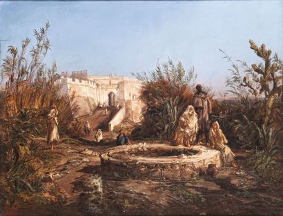 null Louis THIENON ( 1812- ?) «Maroc ancienne Citerne, par l’une des portes de la...
