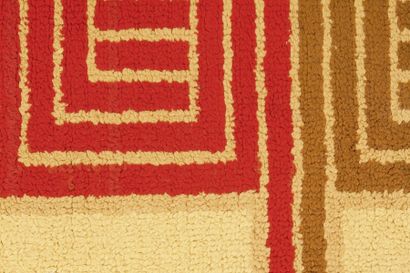  Tapis attribué à Georges Djo-Bourgeois, France An important antique Art Deco carpet...
