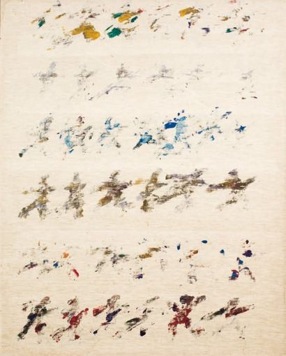 Jean SOLOMBRE (1948) Composition Acrylique sur toile 162 x 130 cm