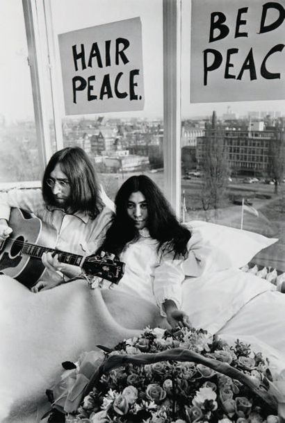 Nico Koster John Lennon et Yoko Ono.