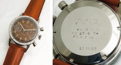 DODANE (Chronographe Type 21 / Chocolat), vers 1960 Version dite « chocolat » du...