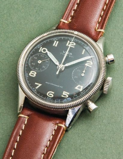 VIXA (Chronographe Type 20 / Antimagnetic), vers 1954 Exceptionnel état pour ce chronographe...