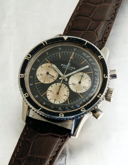 BREITLING (Chronographe / Top Time réf. 7656), vers 1965 Chronographe d'aviateur...