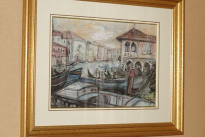 null Ecole Italienne moderne

Vue de Venise

Gouache sur trait de fusain

26x35c...