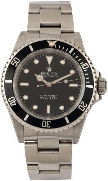 ROLEX «Submariner» Ref 14060 N°N111959 vers 1991
Montre bracelet de plongée en acier....