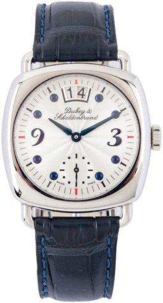 DUBEY & SCHALDENBRAND CALENDAR Vers 2004
Belle montre bracelet en acier, boîtier...