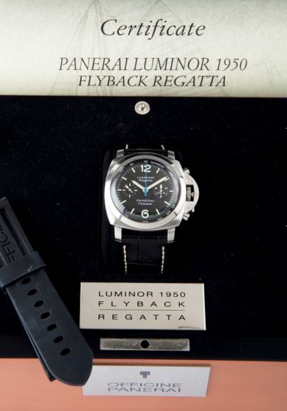 PANERAI Luminor 1950 «Flyback» Série Limitée N°I104/500 vers 2007
Beau chronographe...