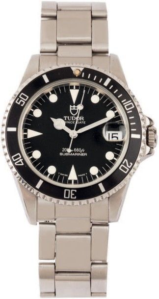 TUDOR «Submariner» Ref 75190 N°B857014 vers 1997
Montre bracelet de plongée en acier....