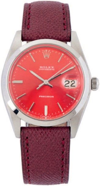 ROLEX «Oyster Date» ref 6694 vers 1974
Montre bracelet en acier.
Boitier rond. Couronne...