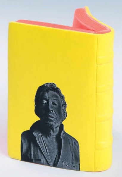 Georges Moquay Hommage à Gainsbourg
Livre.
Peinture mixte, acrylique et spray, collage
Dimensions...