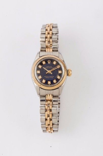  ROLEX "Lady Oyster Perpetual" ref 6619 vers 1963 
Montre bracelet de dame en or...