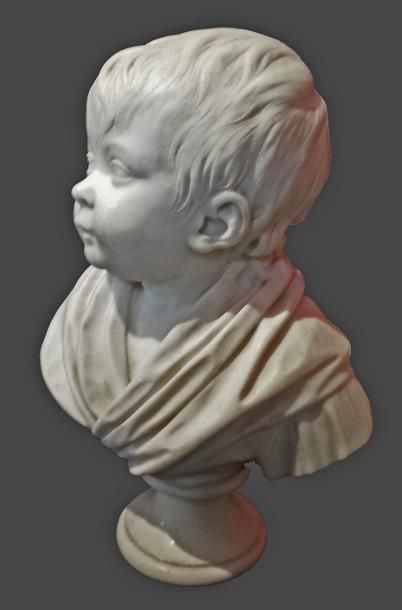 null D'après HOUDON, vers 1850

Buste de Claudine

Epreuve en marbre blanc de Carrare...