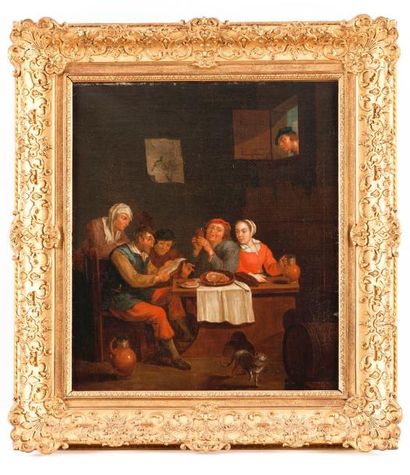 null Ecole Flamande du XVIIIème siècle

Intérieur de taverne animé

toile

55 x 49...