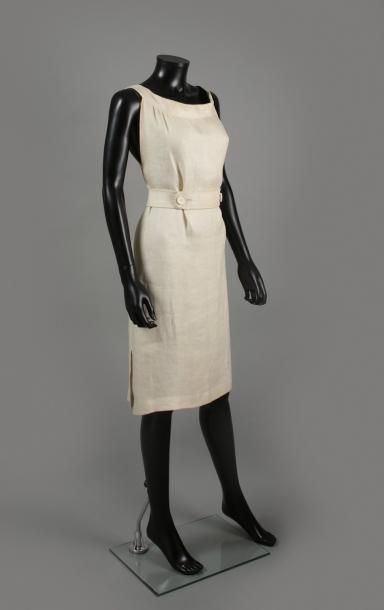 null BALENCIAGA Haute couture n° illisible circa 1958/1960

Robe bourrette de soie...