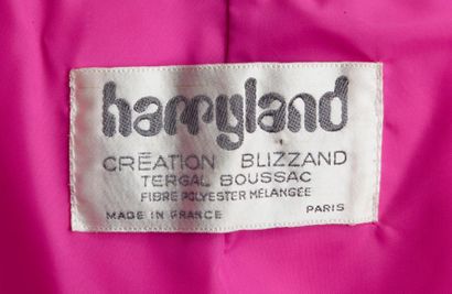 null HARRY LAND création Blizzand Tergal Boussac Circa 1962-1968

Trench-coat en...