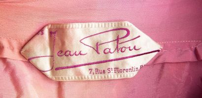 null Jean PATOU haute couture n°31603 circa1923/1926

Robe en crêpe Georgette rose...