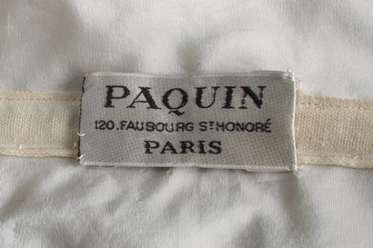 null PAQUIN 120 Fbg St Honoré, création couture n° 552?5 circa 1953/1955

Robe du...