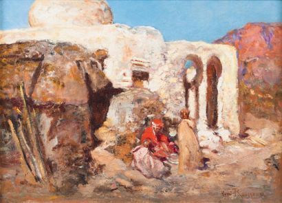 null Henri ROUSSEAU (1875 - 1933)

Marabout à Gafsa (Tunisie)

Huile sur panneau,...
