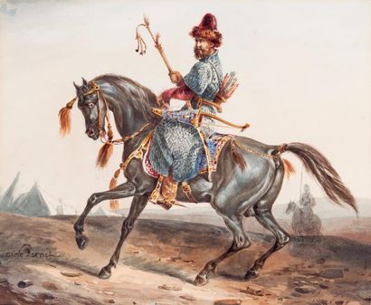 Carle VERNET (1758-1836) Le guerrier tartare...