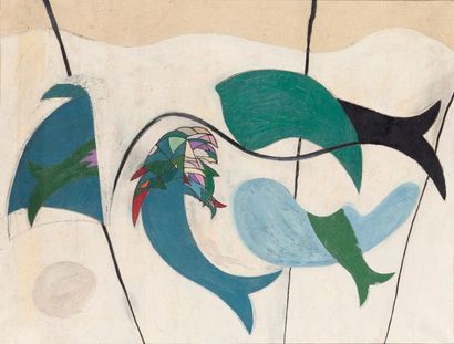 null Georges PAPAZOFF (1894-1972)

Poisson blanc n°2

Huile sur toile, titrée au...