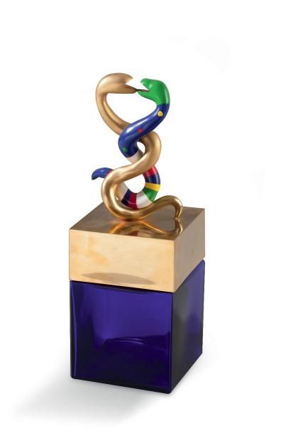 null NIKI DE SAINT PHALLE (1930-2002) Flacon géant du parfum, 1982 Résine peinte...