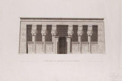 null JOLLOIS Jean-Baptiste-Prosper.

Le Temple de Denderah.

Gravure originale à...
