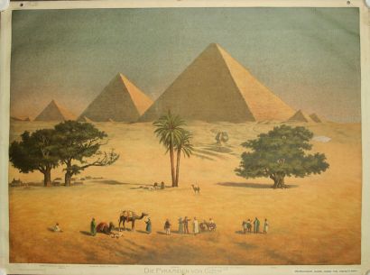 [Anonyme]. 
Die Pyramiden von Gizeh. 
Image...