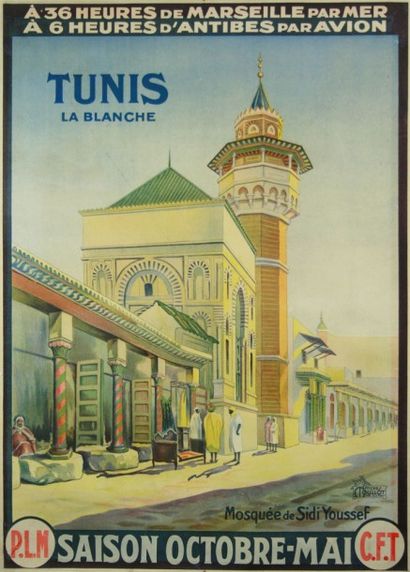 [Anonyme]. 
Tunis la Blanche. Mosquée de...