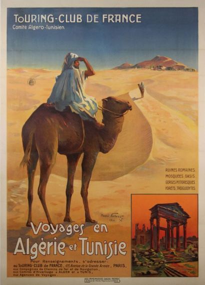 null POLART Henry.

Voyages en Algérie et Tunisie.

Daude Frères, Dim. 74x104 cm.,...