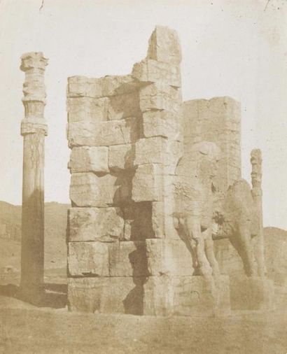 Luigi Pesce (1818-1891)
Perse (Iran), 1858.
Persépolis.
Sites...