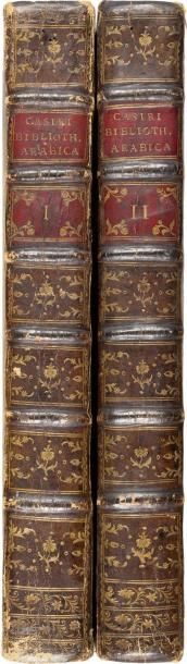 null CASIRI (Michaelis). Bibliotheca Arabico-Hispana Escurialensis sive Librorum...