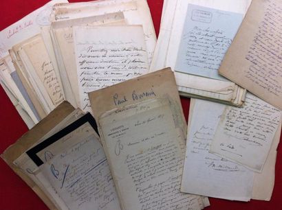 null Collection de lettres autographes adressées, entre autres, à John Grand-Carteret....