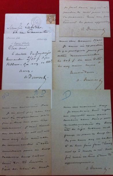 null Alexandre DUMAS Fils (1824-1895). Romancier et auteur dramatique.

Trois lettres...