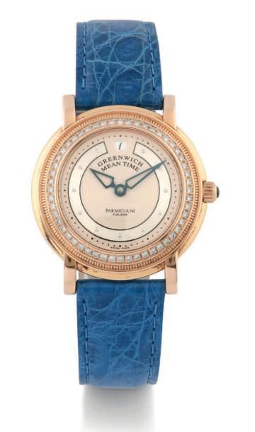 PARMIGIANI FLEURIER “Greenwich Mean
Time” n°4439 vers2000
Belle montre bracelet de...
