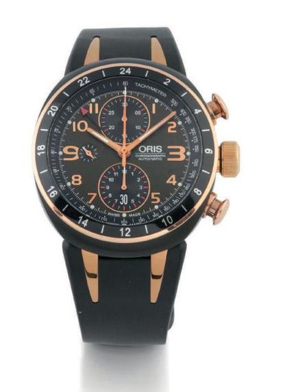 ORIS TT3 CHRONOGRAPH n°27-20045 vers 2000
Chronographe bracelet en titane et métal...