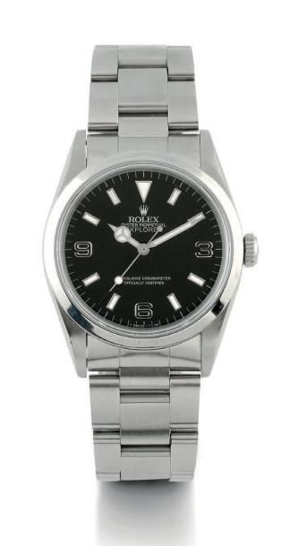 ROLEX “Explorer I Black Out” ref 14270 n°E813970 vers 1992
Rare et belle montre bracelet...