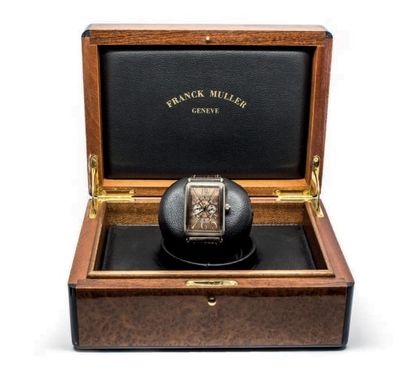FRANCK MULLER “Long Island Mono-poussoir” vers2000
Grand chronographe bracelet en...