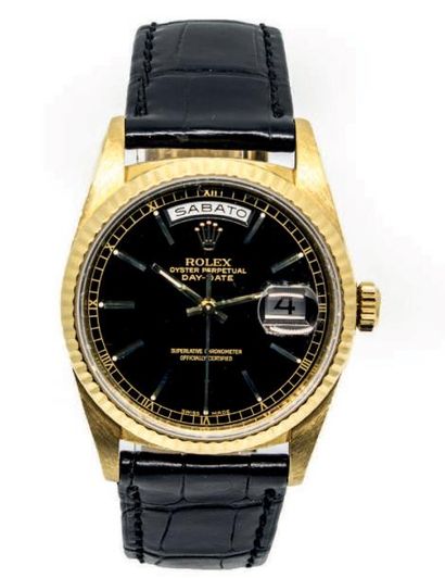 ROLEX - Day Date Référence: 636343, Org 
Rolex Design18238
Belle montre bracelet...
