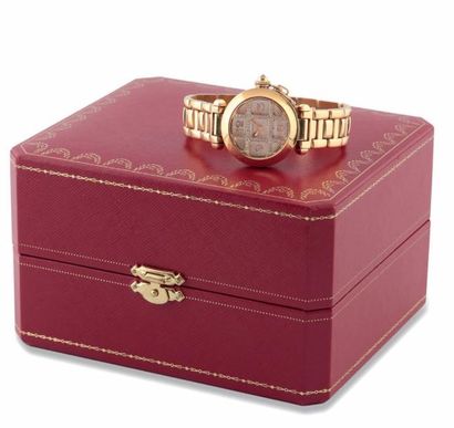 CARTIER “Pasha Grille” n°307118MG/2399 vers 1990
Belle montre bracelet de dame en...