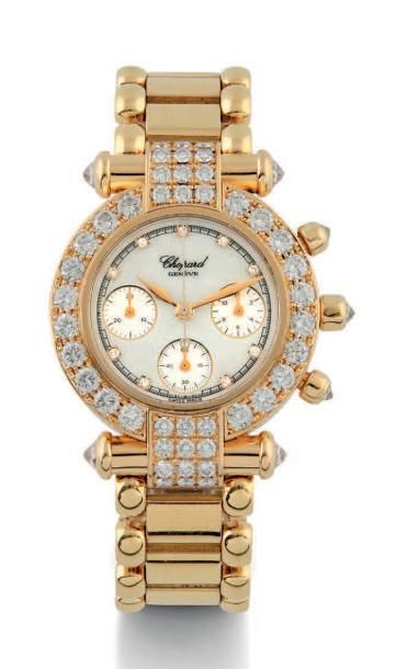 CHOPARD “Impériale” n°454109/4143 vers 1990
Rare chronographe bracelet de dame en...