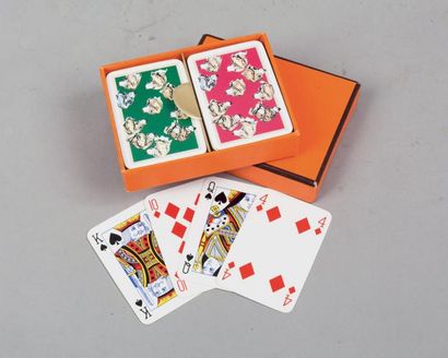 HERMÈS Paris 	 
*Set de jeux de carte de...
