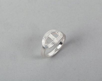 null HERMÈS Paris made in France	

*Bague « Chaîne d’Ancre 24 » en argent 925 millièmes....