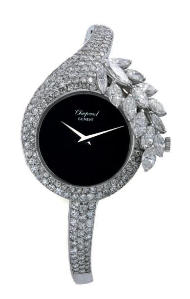 CHOPARD ONYX DIAMOND AND WHITE GOLD Chopard, case n° 96306/4009/1
Fine and very rare...