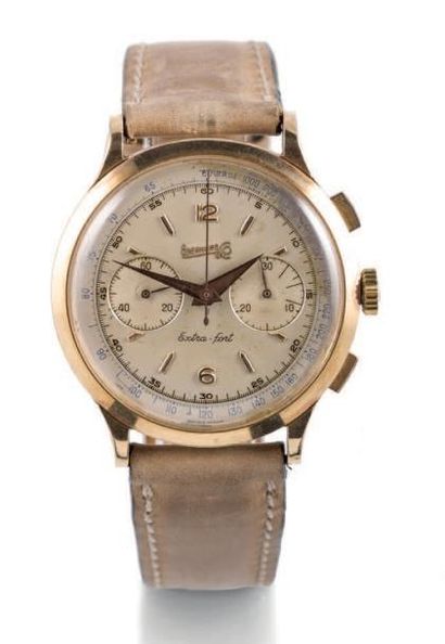 EBERHARD EXTRA-FORT CHRONOGRAPH, YELLOW GOLD
Eberhard, Extra-fort, No. 14007. Made...