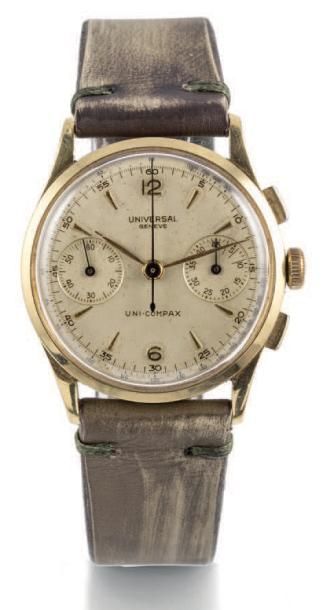 UNIVERSAL UNI-COMPAX CHRONOGRAPH, YELLOW GOLD
Universal, Uni-Compax, case No. 1624327,...