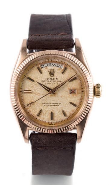 ROLEX DAY DATE, REF. 6611B, PINK GOLD
Rolex, Oyster Perpetual, Day-Date, case No....