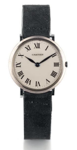 CARTIER WHITE GOLD
Cartier case n° 15398 vers 1960

Fine 18k white gold manual winding...
