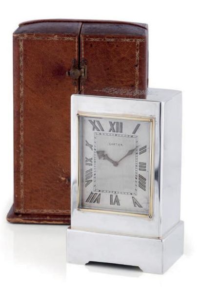 CARTIER 8 DAYS SILVER
Cartier/European watch & clock, case number 58220/56635/12414,...