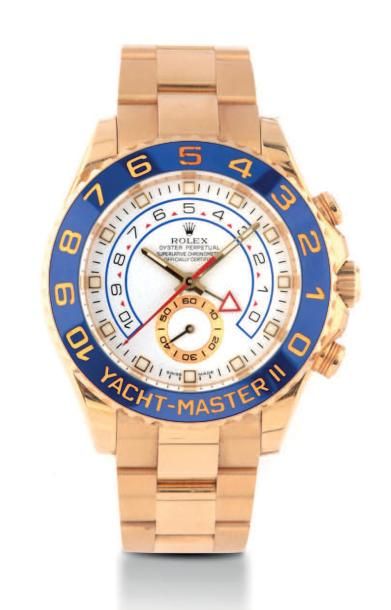 ROLEX YACHTMASTER II YELLOW GOLD
Rolex, Yachtmaster case n° Z975926 ref. 116688....