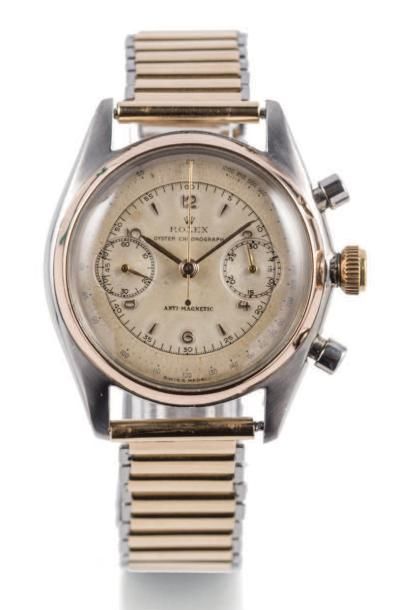 ROLEX CHRONOGRAPH, REF. 4500, STEEL AND GOLD
Rolex, Oyster Chronograph, case No....